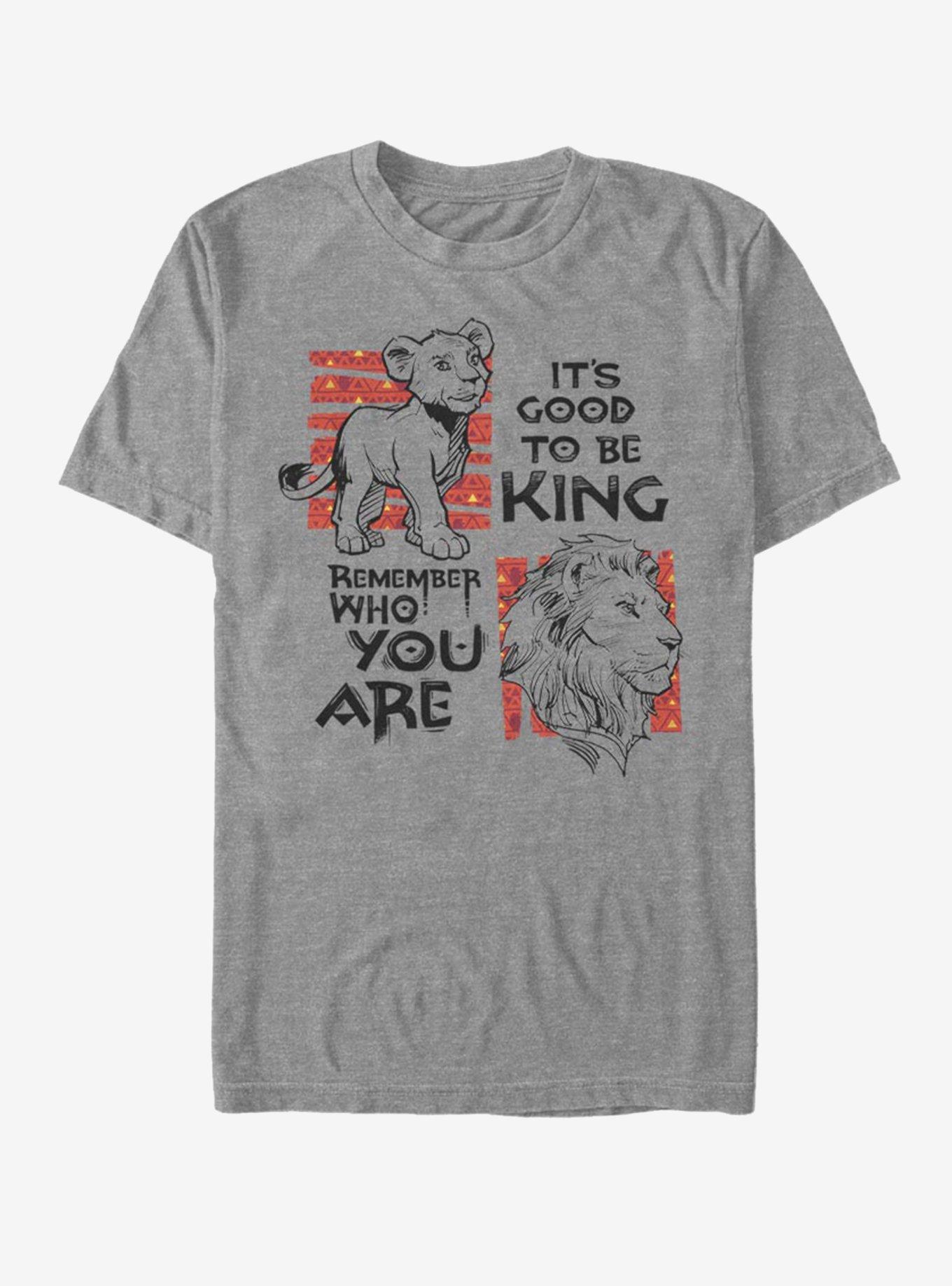 Disney The Lion King 2019 Simba Text T-Shirt, , hi-res
