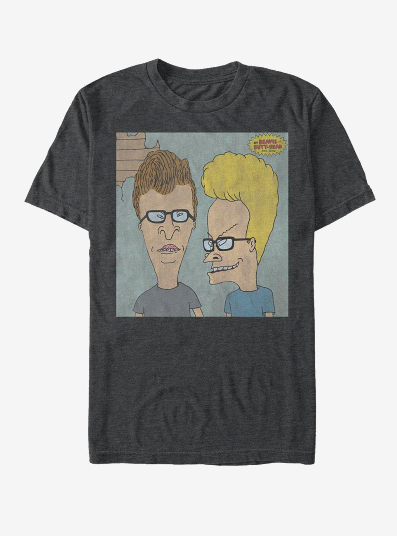 Beavis And Butt-Head Nerdy T-Shirt, DARK CHAR, hi-res