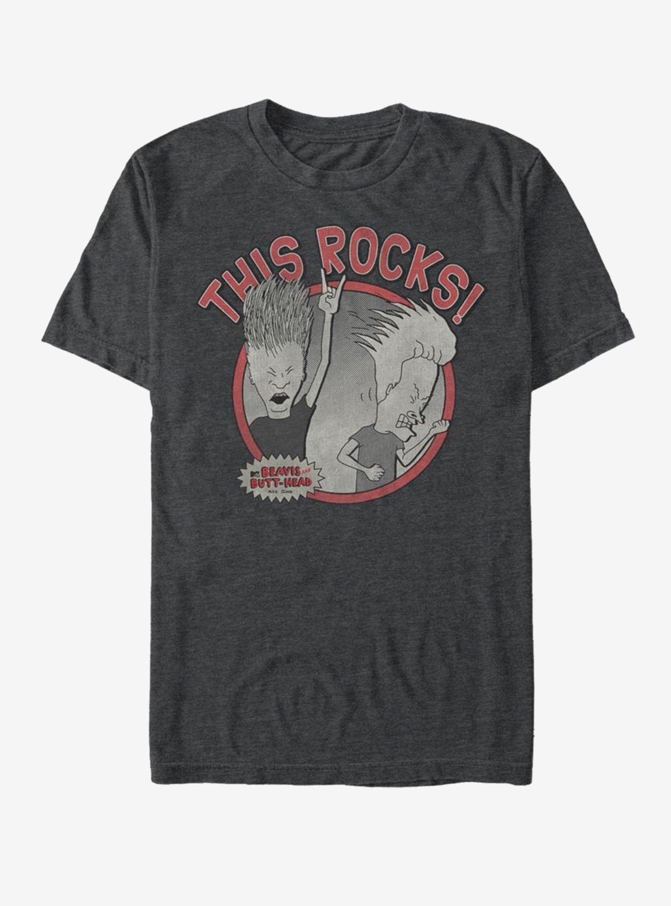 MTV Beavis And Butt-Head Rock Simple T-Shirt, , hi-res