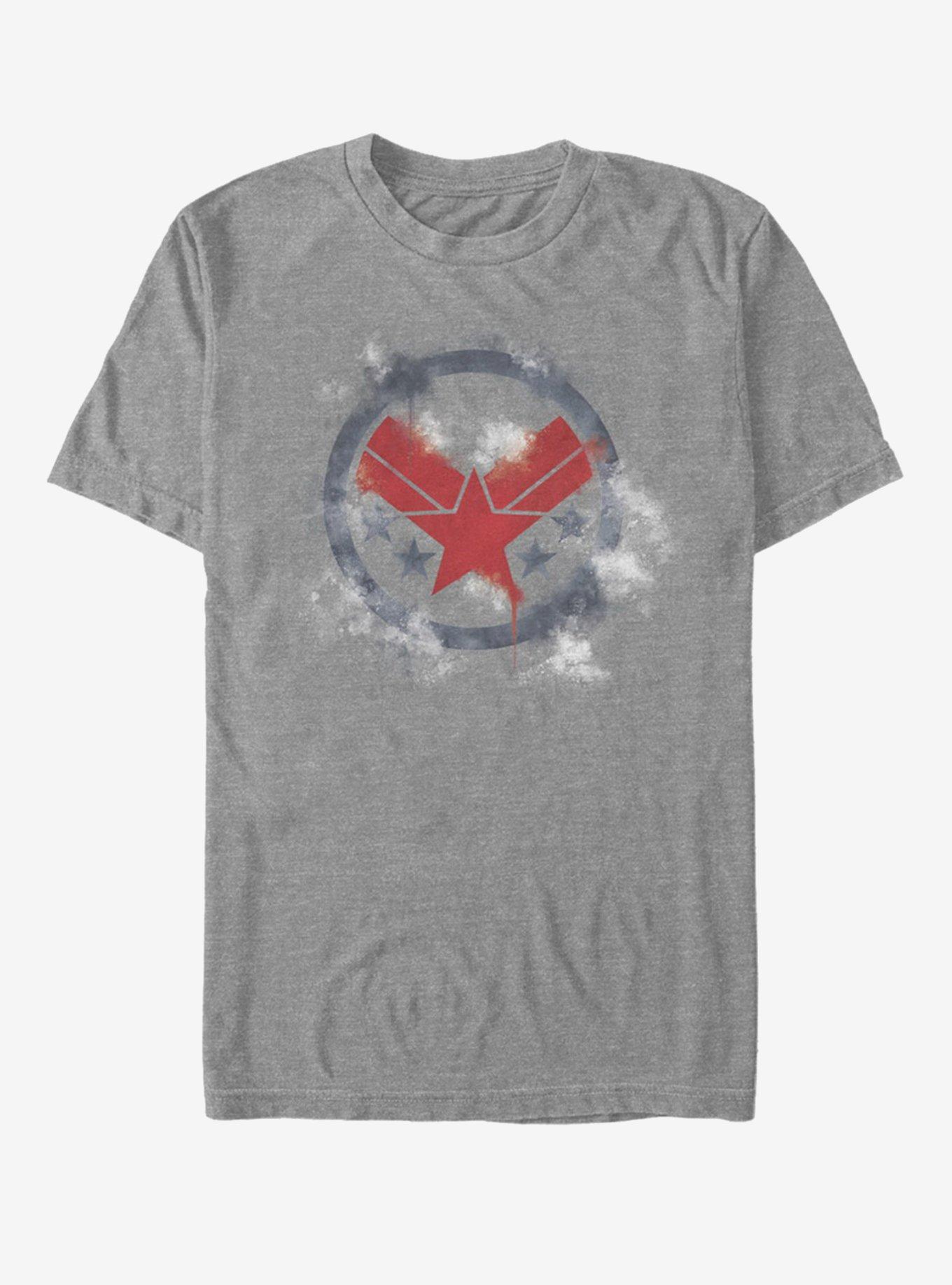 Marvel Avengers: Endgame War Machine Spray Logo T-Shirt, , hi-res