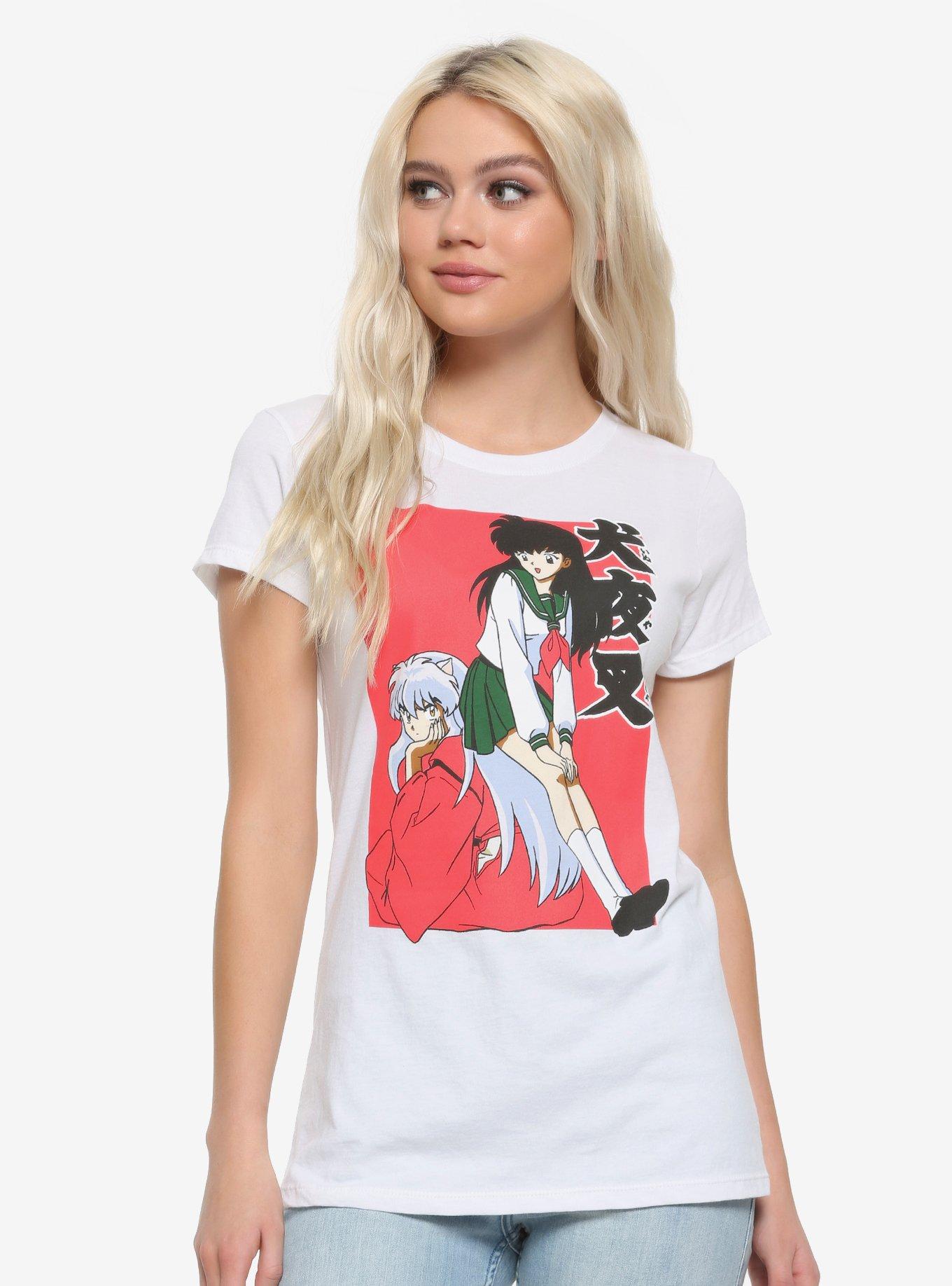 Inuyasha Red Box Girls T-Shirt, MULTI, hi-res