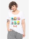 My Hero Academia X Hello Kitty And Friends Girls Hero Duos T-Shirt Plus Size, MULTI, hi-res