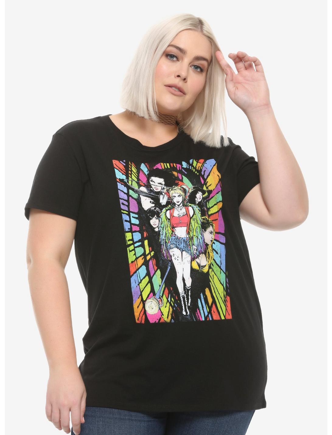 DC Comics Birds Of Prey Group Girls T-Shirt Plus Size, MULTI, hi-res