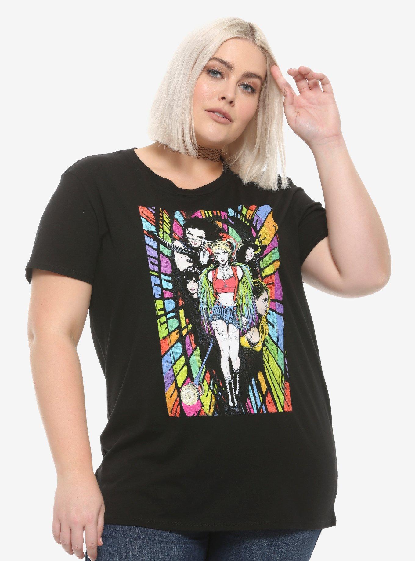 DC Comics Birds Of Prey Group Girls T-Shirt Plus Size, MULTI, hi-res