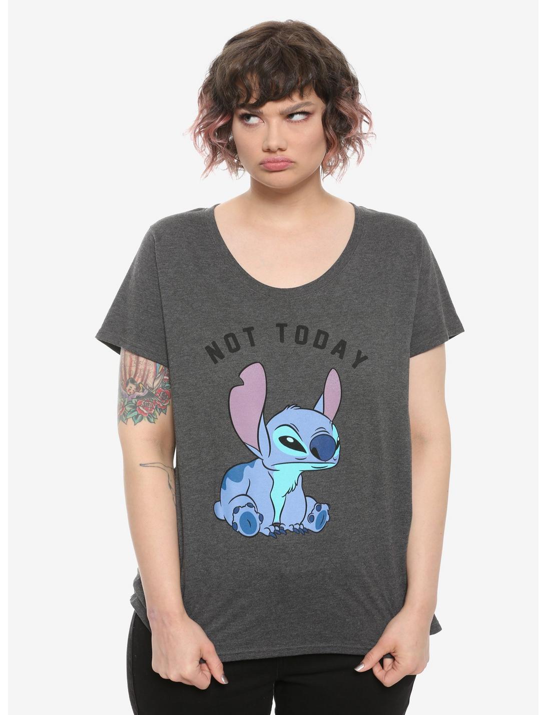 Disney Lilo & Stitch Not Today Girls T-Shirt Plus Size, MULTI, hi-res