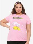 Pokemon Mew & Pikachu Girls T-Shirt Plus Size, MULTI, hi-res