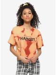 Always Hangry Tie-Dye Girls Crop T-Shirt, RUST, hi-res