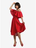Adult Saturday Night Fever Red Dress, , hi-res