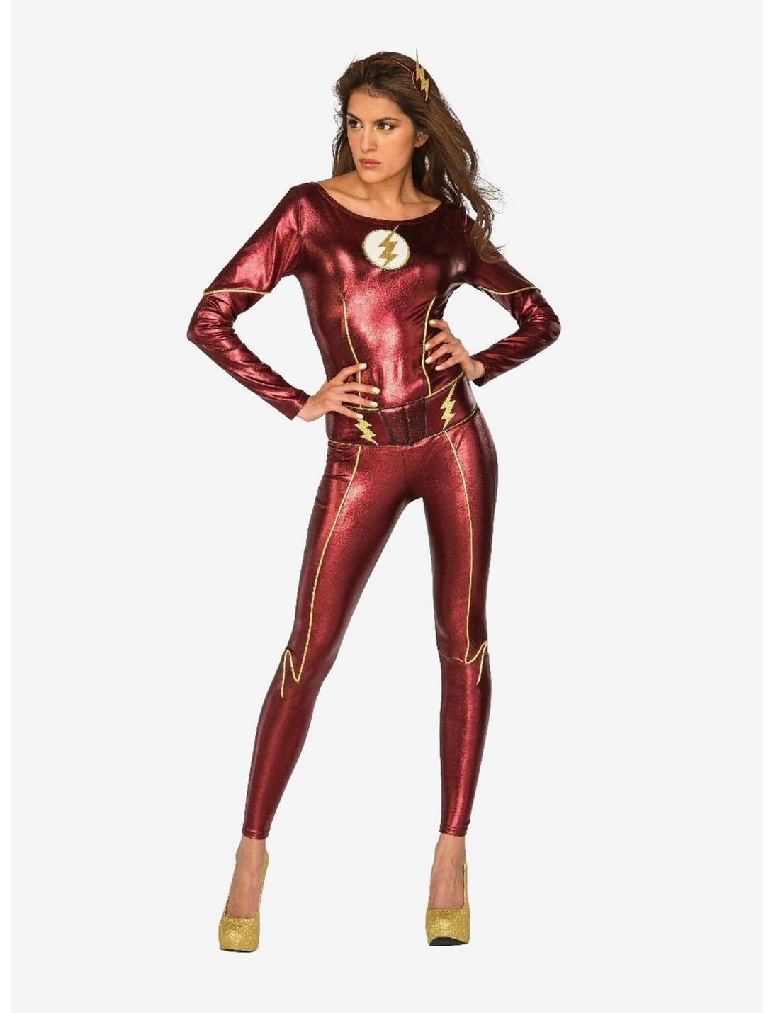 DC Comics Justice League The Flash Female Bodysuit, RED, hi-res