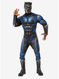Marvel: Black Panther Men's Deluxe Black Panther Battle Suit Costume, BLUE BLACK, hi-res