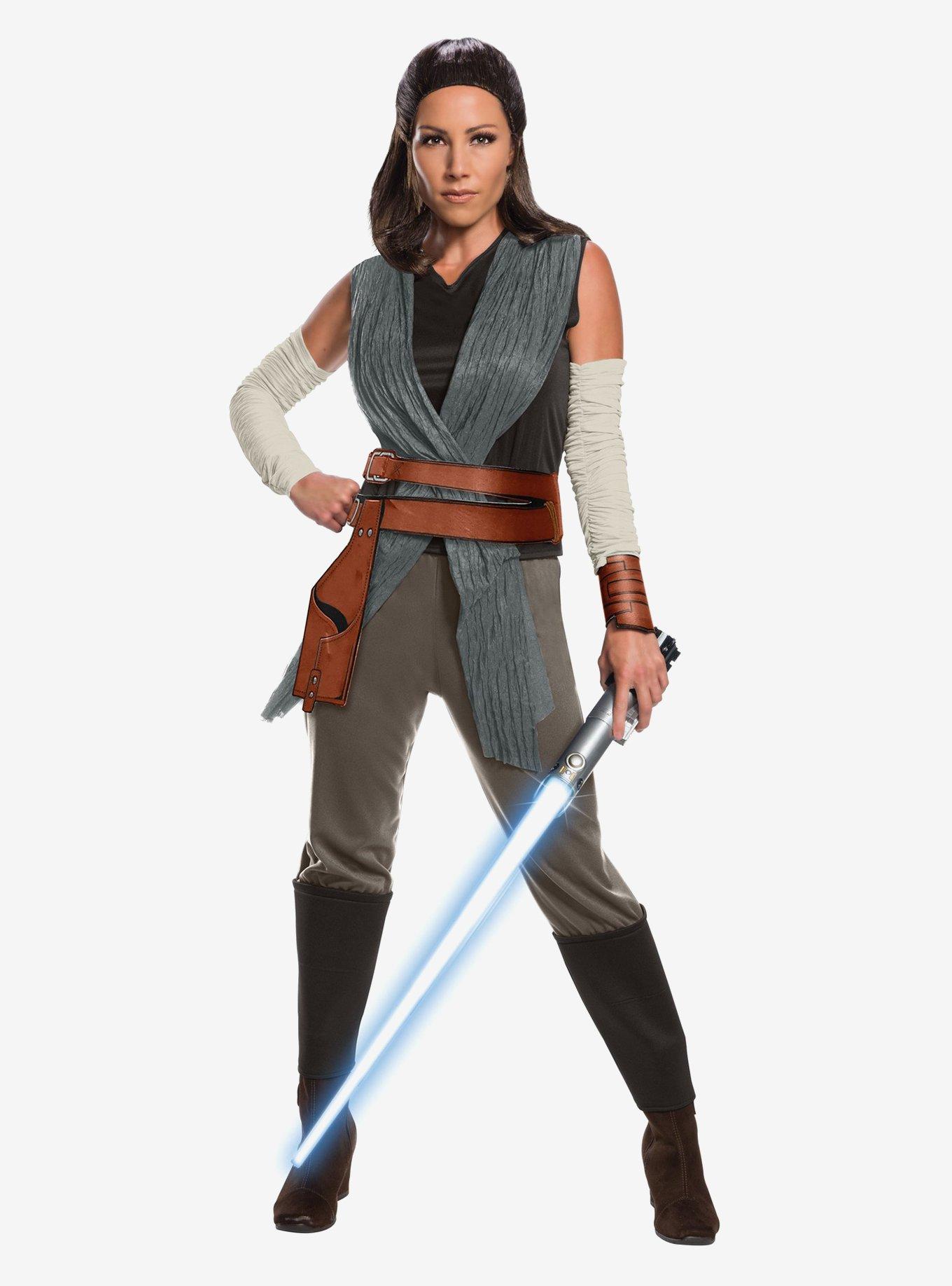 Star Wars Episode Viii Star Wars The Last Jedi Deluxe Women'S Rey Costume, MULTICOLOR, hi-res