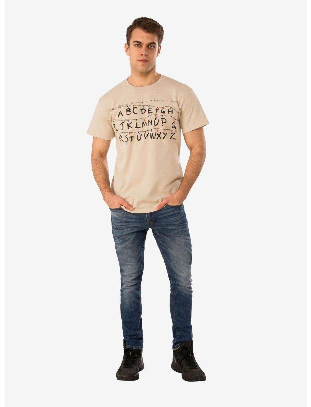 Stranger Things Alphabet Shirt, WHITE, hi-res