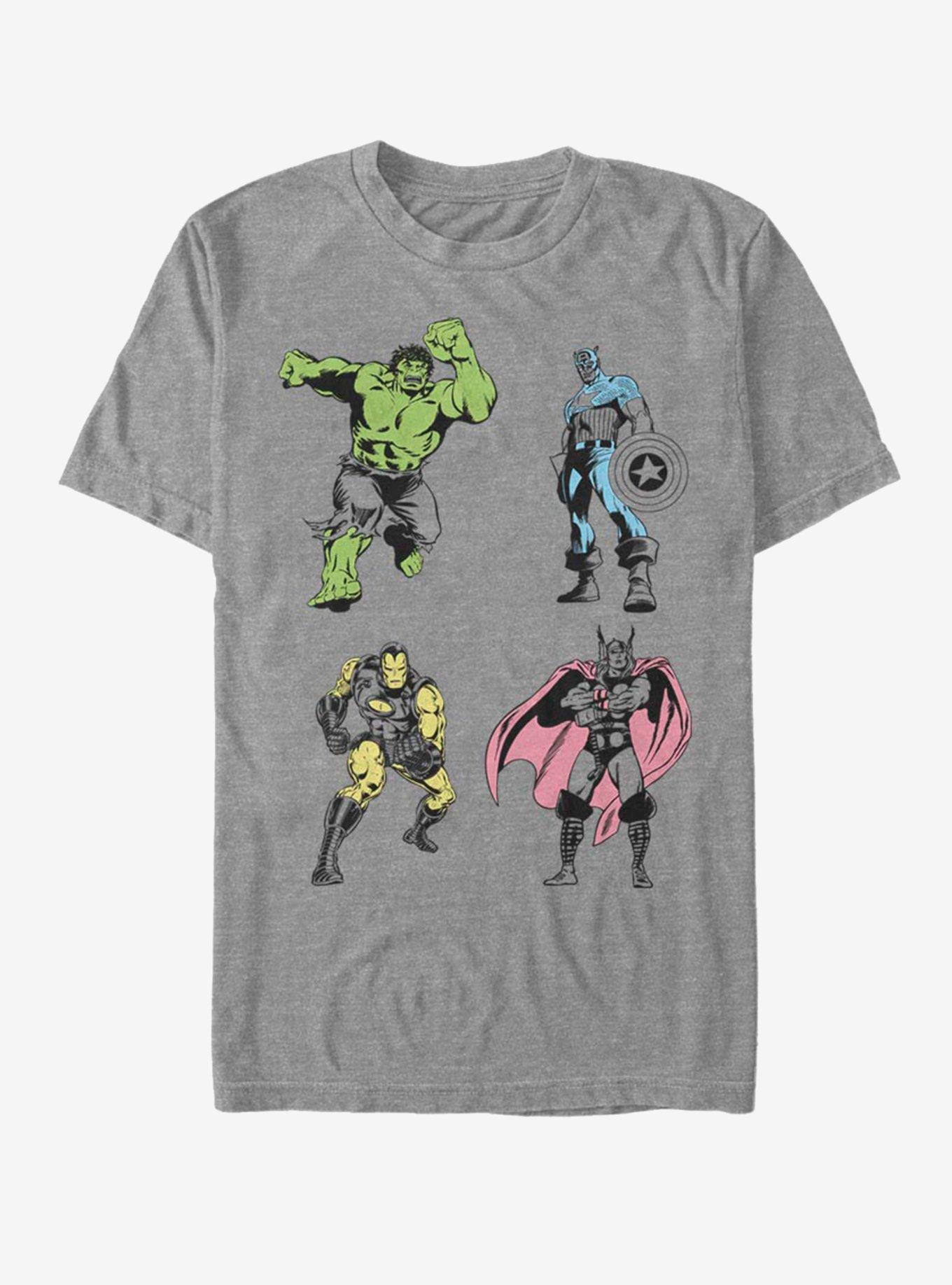 Marvel Avengers Neon Pop Avengers T-Shirt