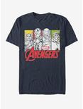 Marvel Avengers Pop Group T-Shirt, DARK NAVY, hi-res