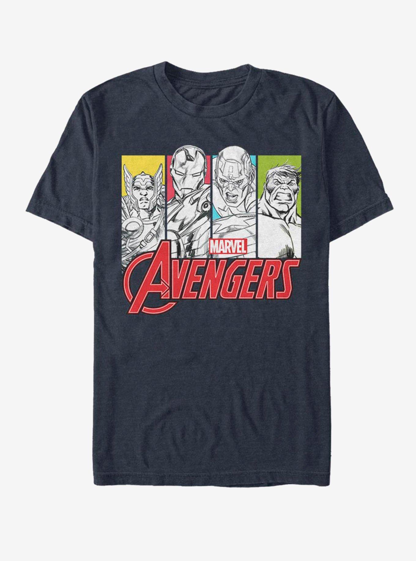Marvel Avengers Pop Group T-Shirt, , hi-res