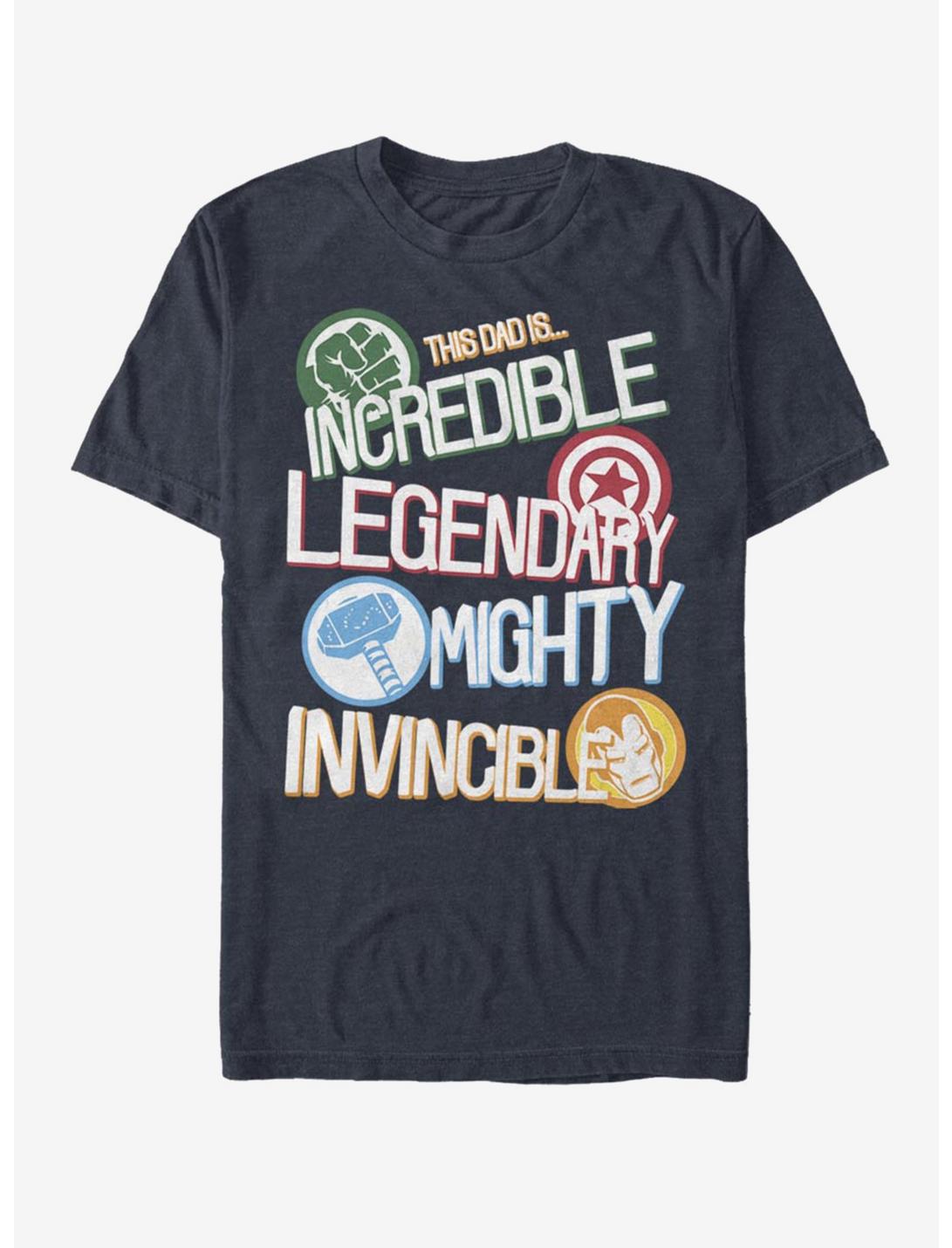 Marvel Avengers Strengths T-Shirt, DARK NAVY, hi-res