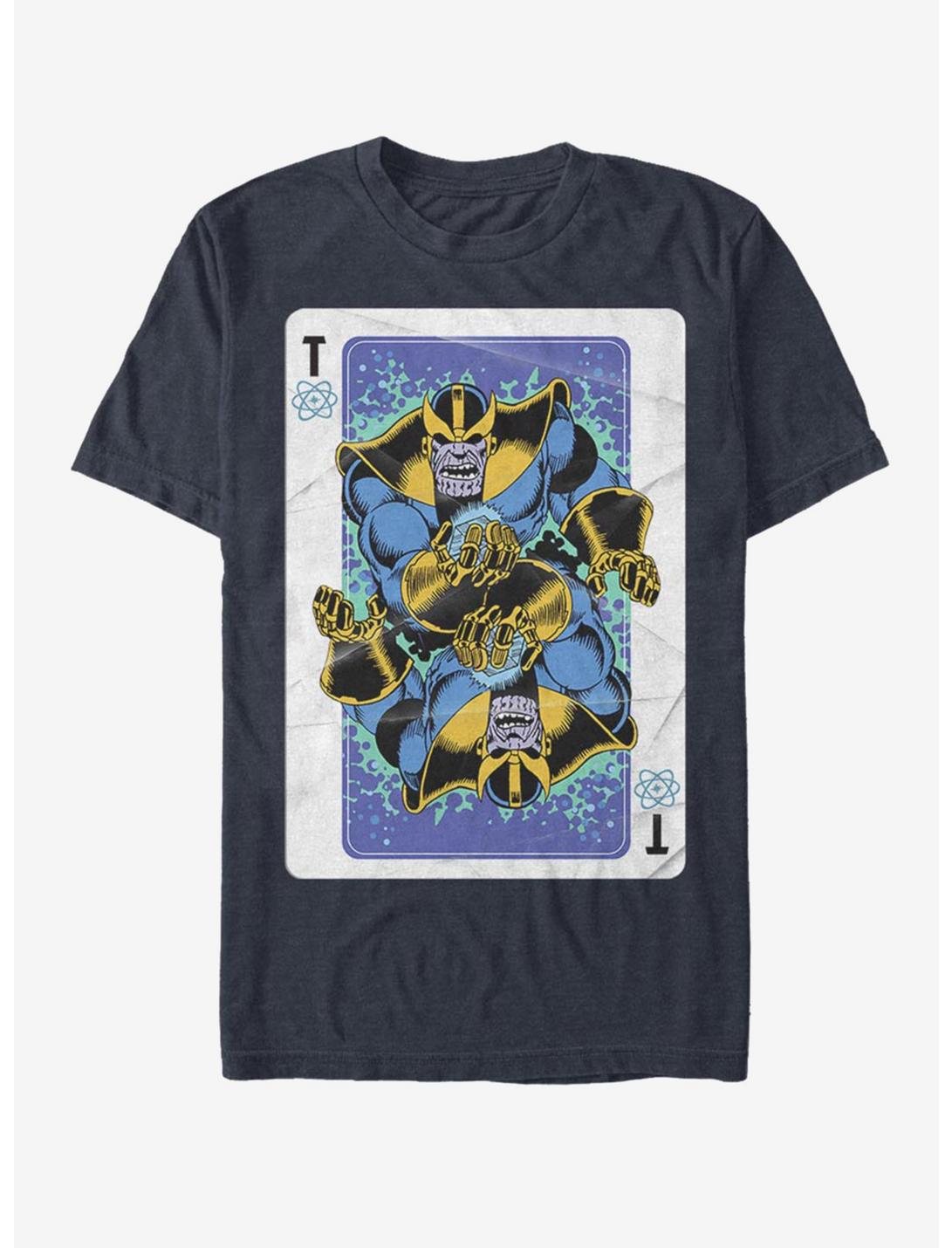 Marvel Avengers Thanos Card T-Shirt, DARK NAVY, hi-res