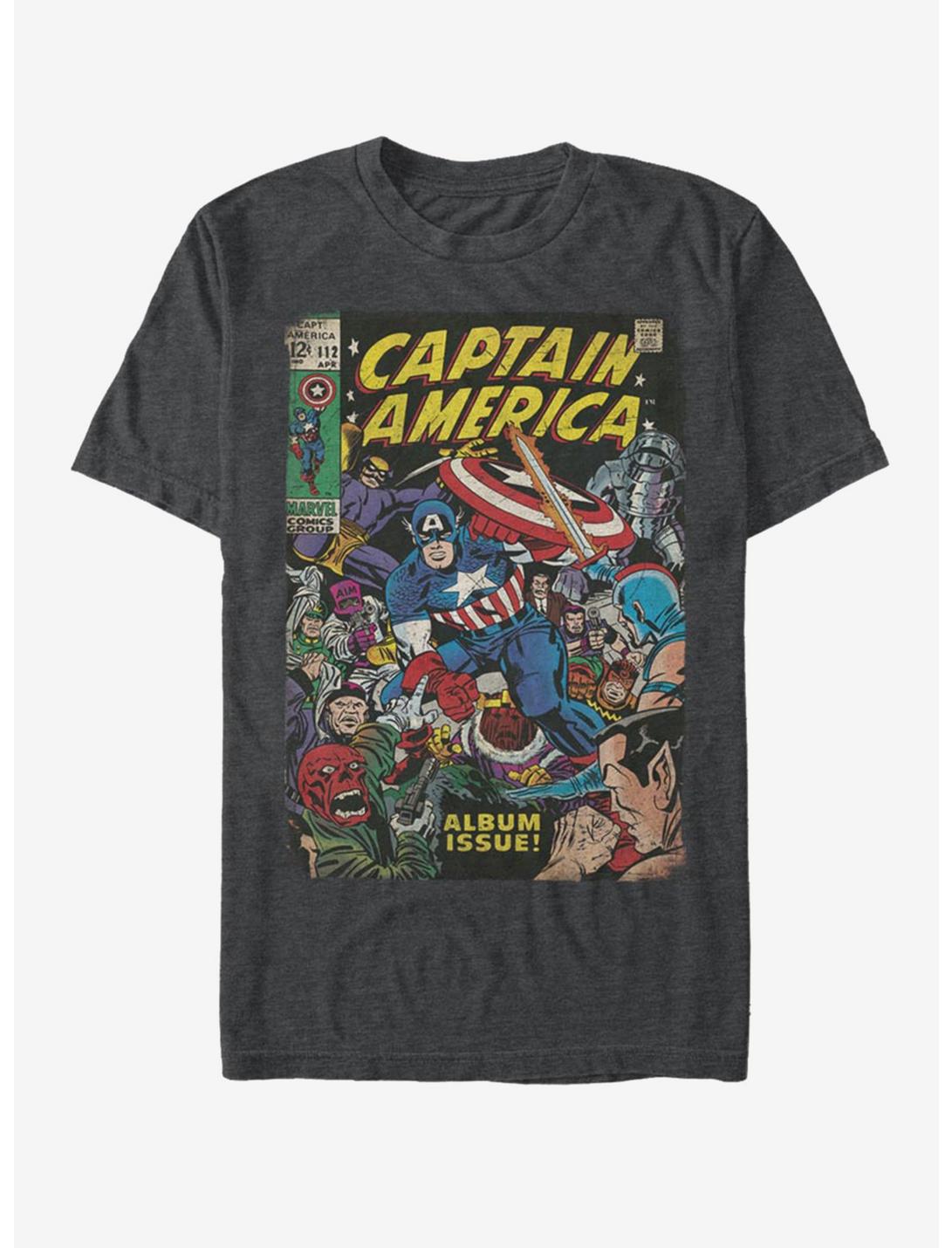 Marvel Captain America Front Cover T-Shirt, , hi-res