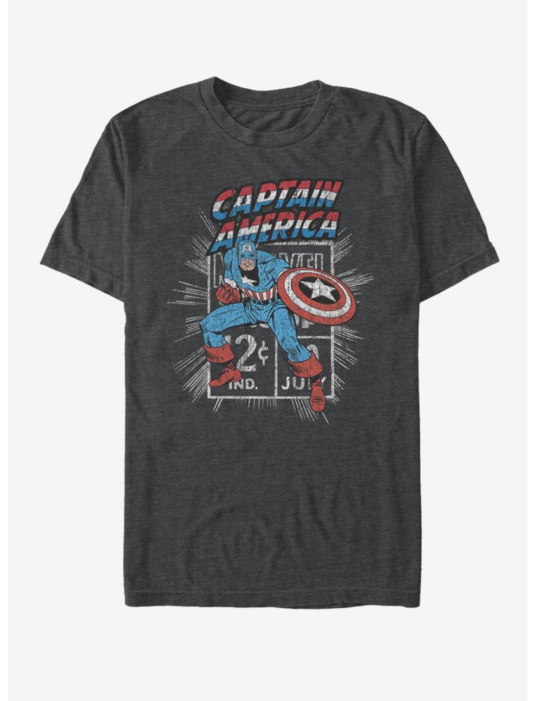 Marvel Captain America Stamp T-Shirt, , hi-res