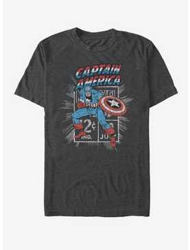 Marvel Captain America Stamp T-Shirt, , hi-res