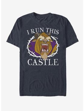Disney Beauty And The Beast Castle T-Shirt, DARK NAVY, hi-res