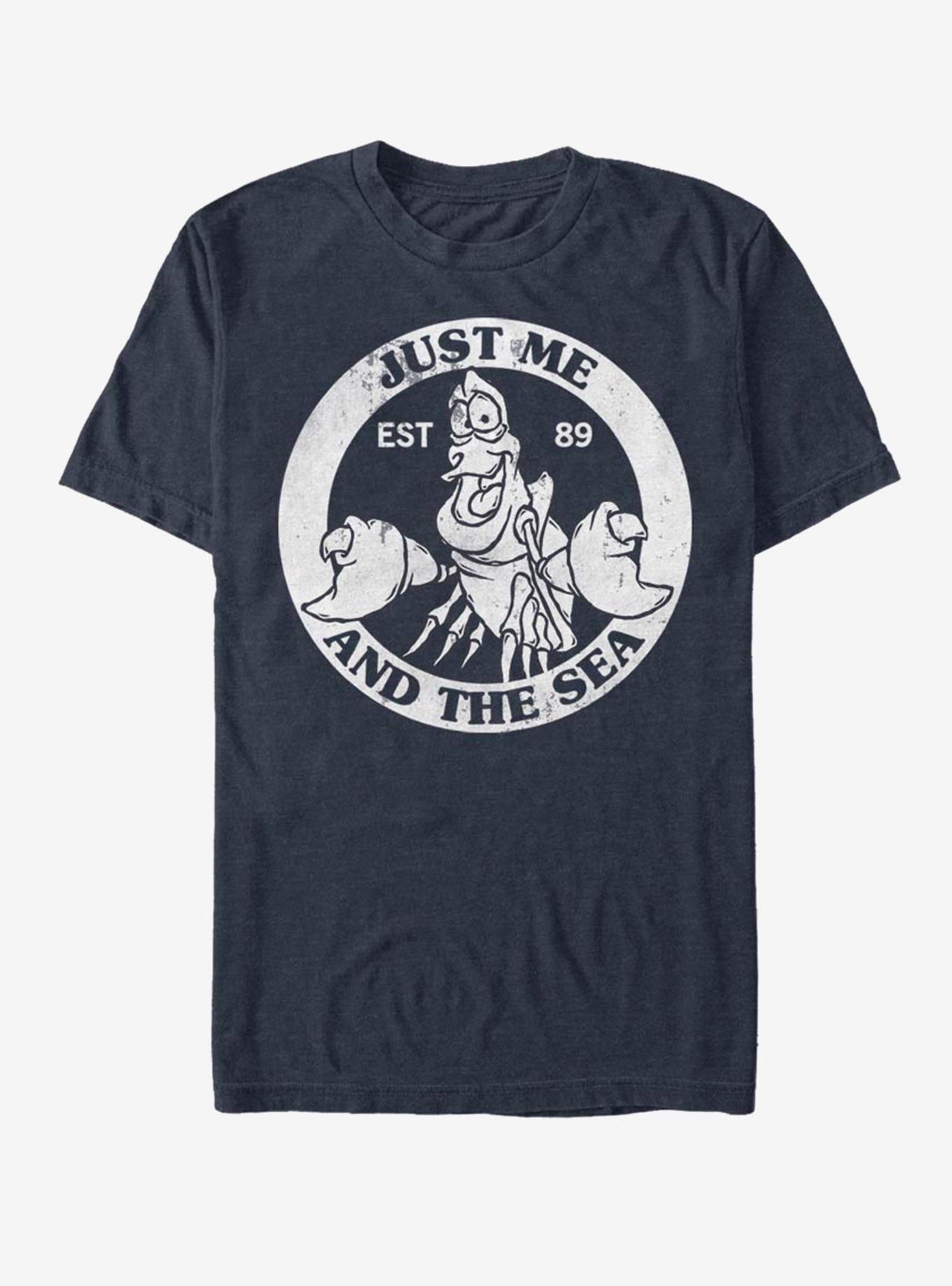 Disney The Little Mermaid Me And The Sea T-Shirt, DARK NAVY, hi-res