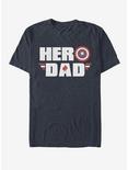 Marvel Captain America Hero Dad T-Shirt, DARK NAVY, hi-res