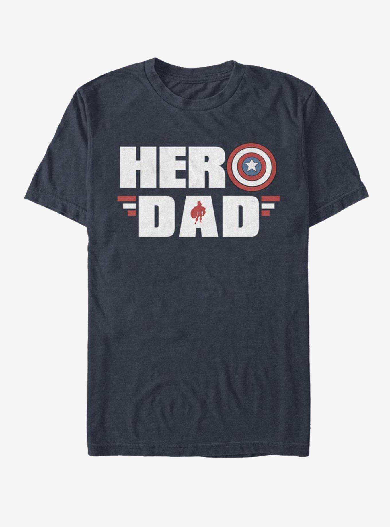 Marvel Captain America Hero Dad T-Shirt, , hi-res