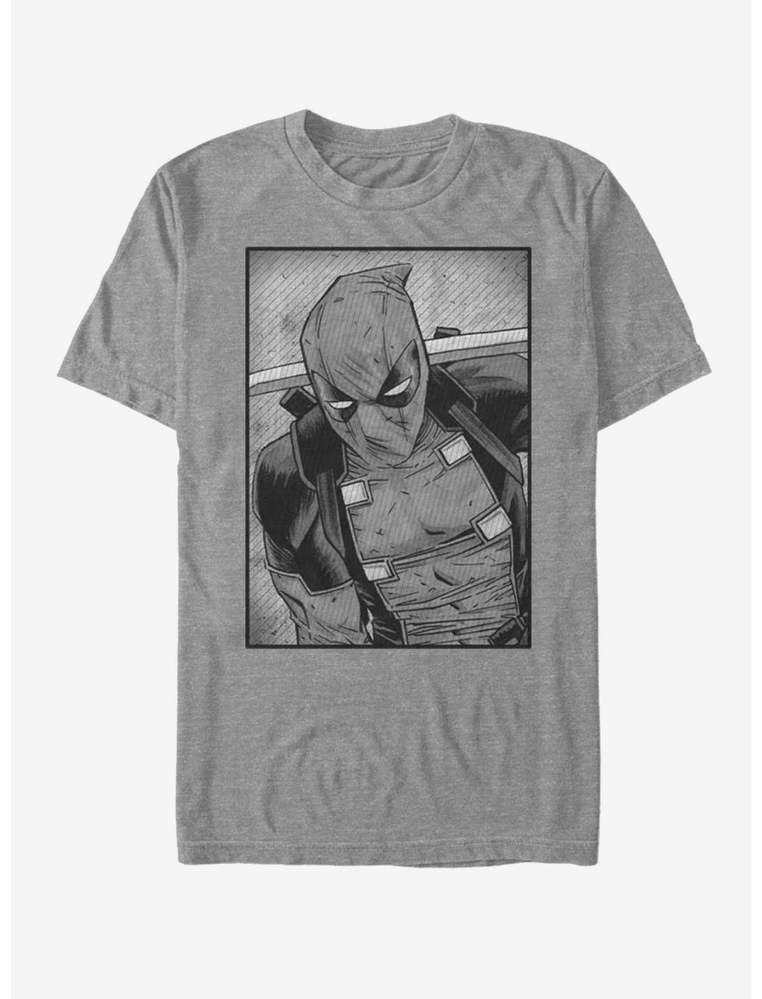 Marvel Deadpool Black And White T-Shirt, , hi-res