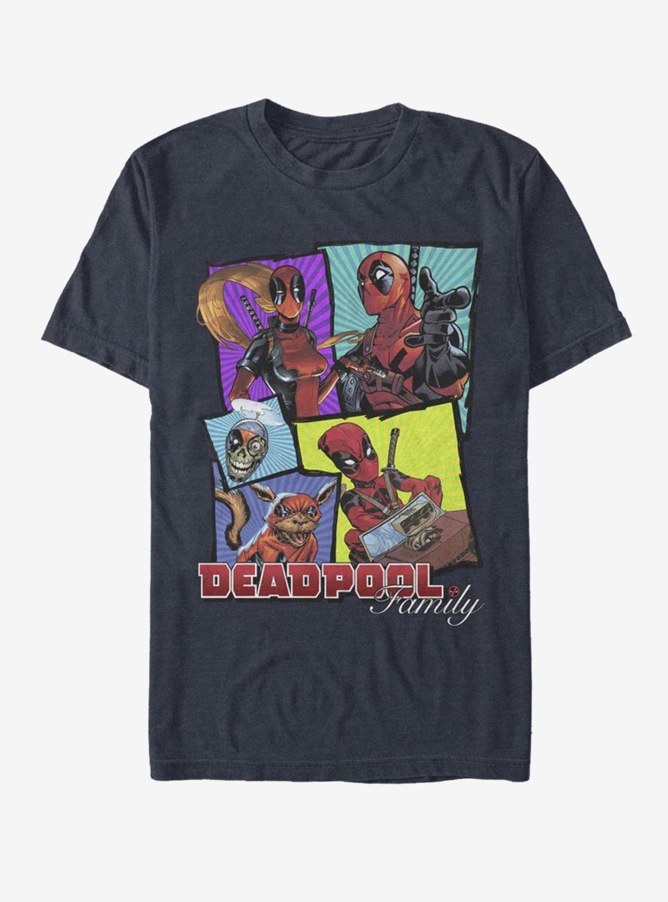 Marvel Deadpool Fam Bam T-Shirt, DARK NAVY, hi-res