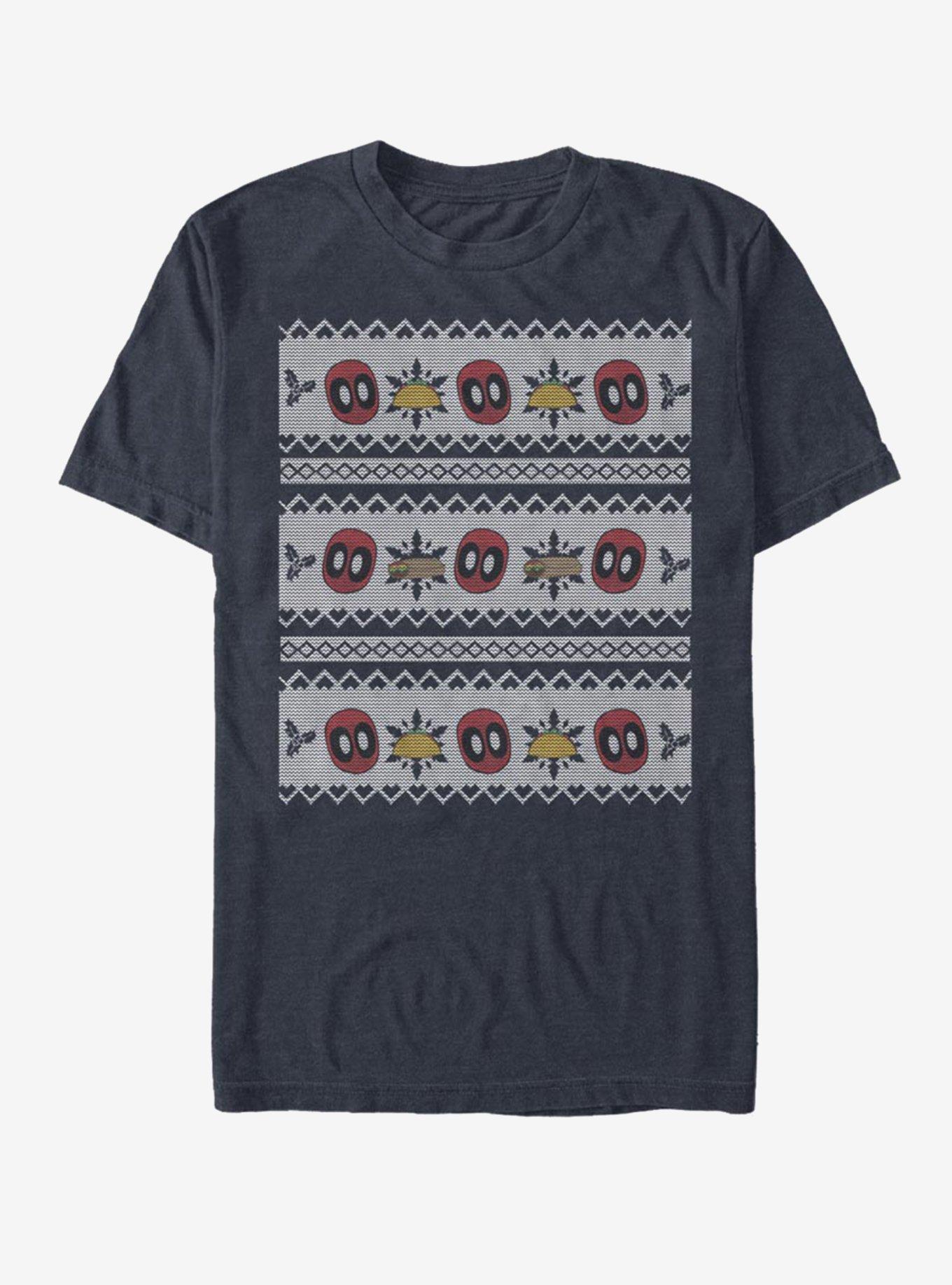 Marvel Deadpool Sweater T-Shirt, DARK NAVY, hi-res