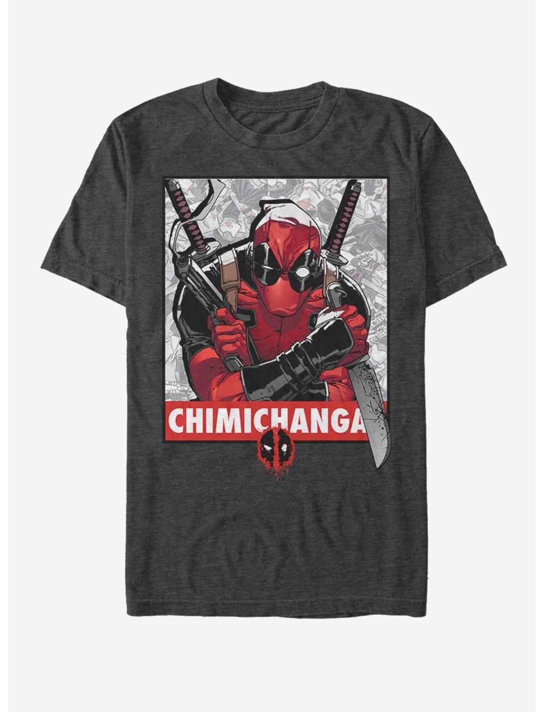 Marvel Deadpool Obey The Chimi T-Shirt, , hi-res