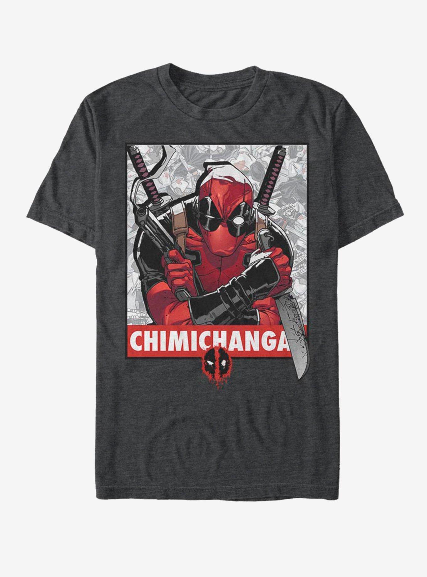 Marvel Deadpool Obey The Chimi T-Shirt, , hi-res