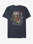 Marvel Iron-Man Stamp T-Shirt, DARK NAVY, hi-res