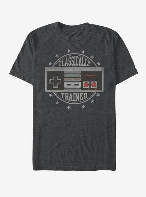 Nintendo Classically Trained T-Shirt - GREY | BoxLunch