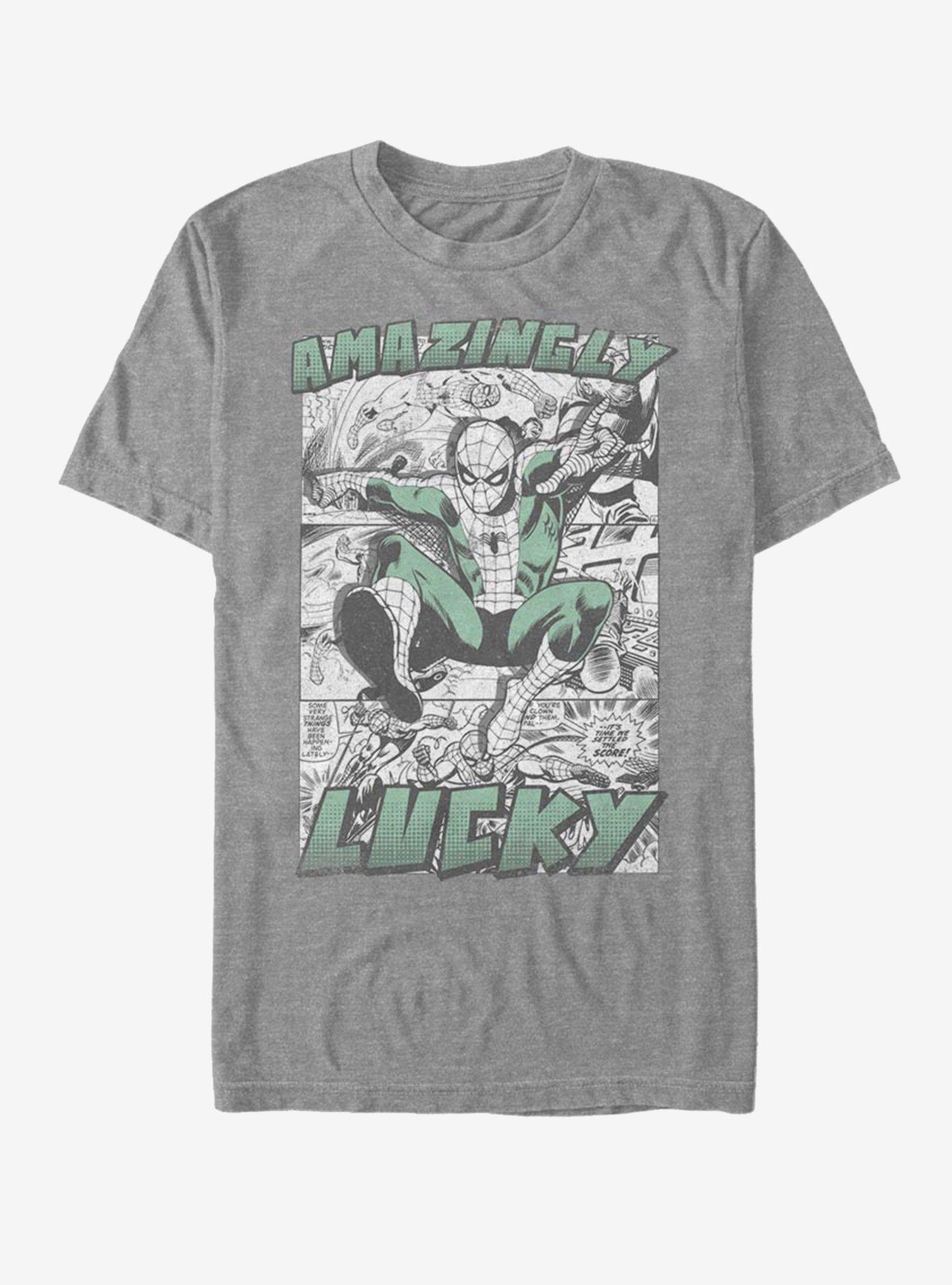 Marvel Spider-Man Amazingly Lucky T-Shirt, , hi-res