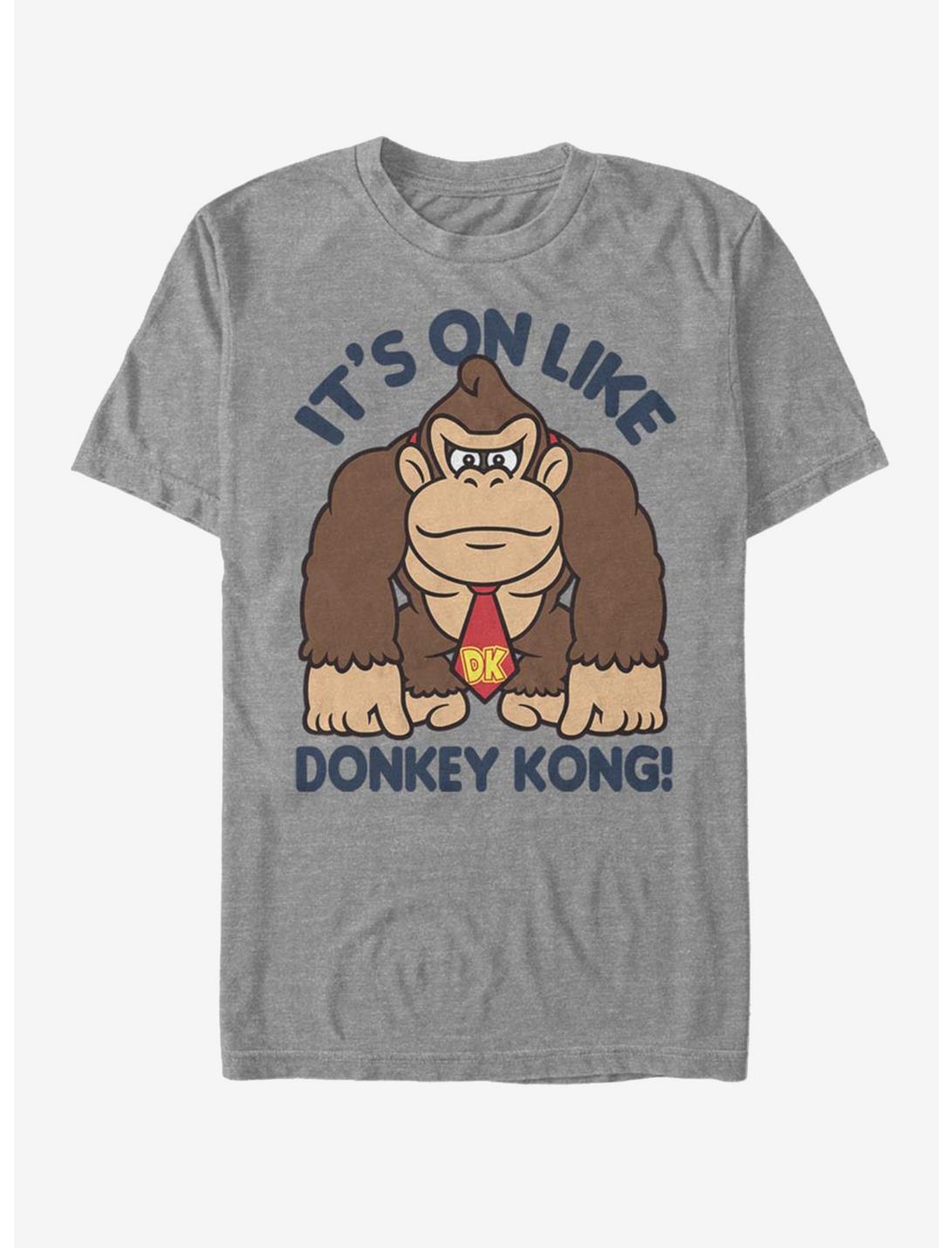 Nintendo Donkey Kong Fist Pump T-Shirt, DRKGRY HTR, hi-res