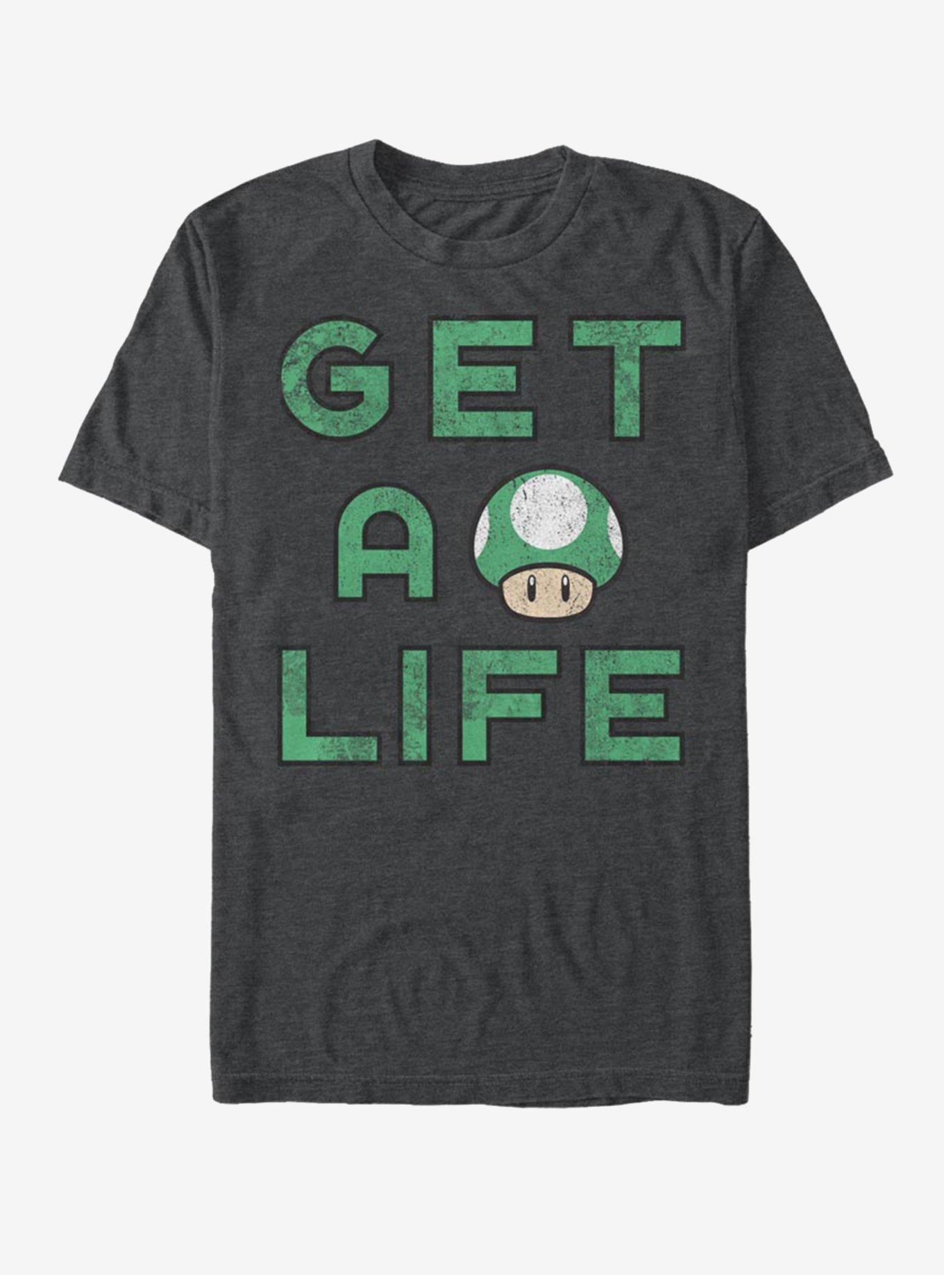 Nintendo Super Mario Get A Life T-Shirt, , hi-res