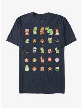 Nintendo Super Mario Cast T-Shirt, , hi-res