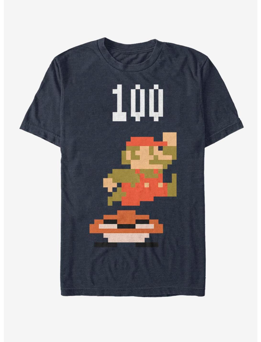 Nintendo Super Mario 100 T-Shirt, DARK NAVY, hi-res