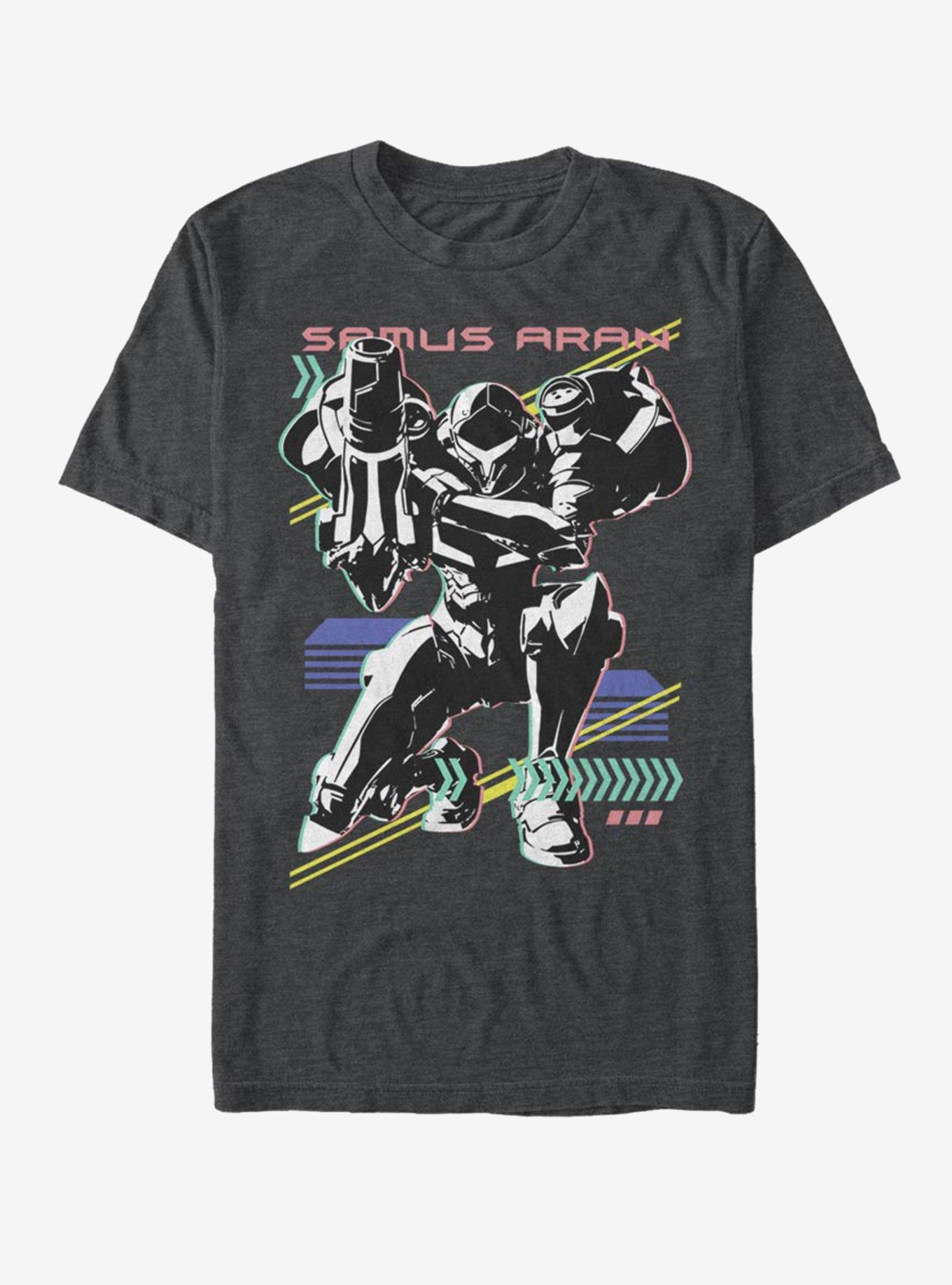 Nintendo Samus Aran Neon T-Shirt