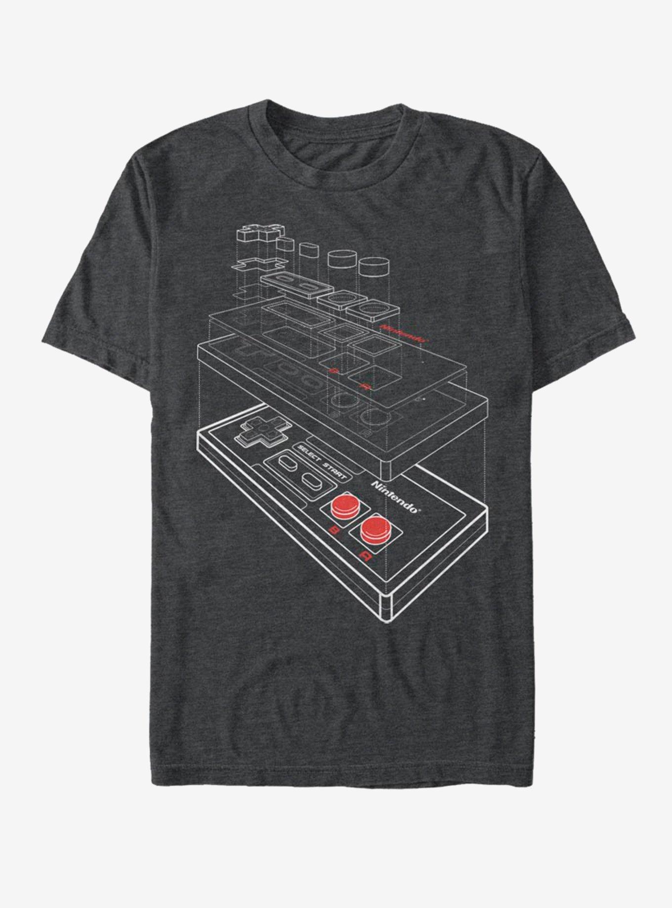 Nintendo System Breakdown T-Shirt, , hi-res