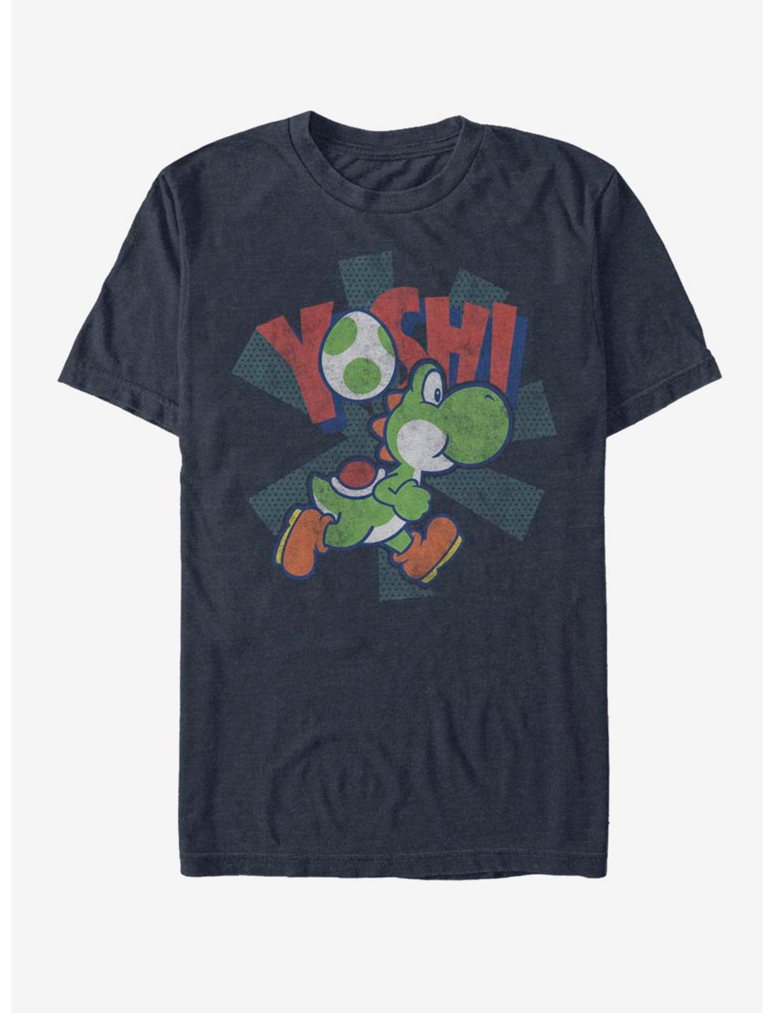Nintendo Super Mario Yoshi Run T-Shirt, DARK NAVY, hi-res