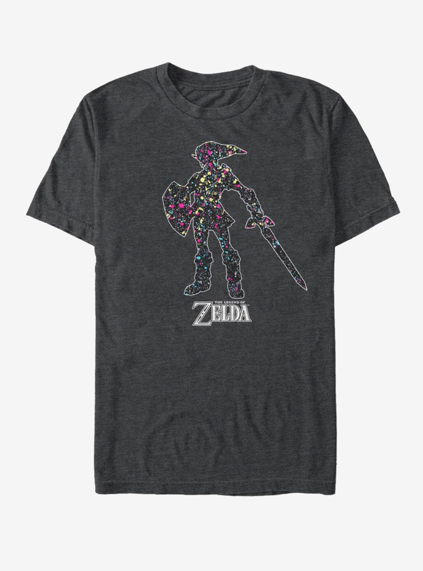 Nintendo The Legend Of Zelda Splattered Link T-Shirt, , hi-res