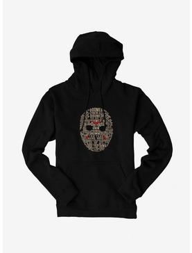 Plus Size Friday The 13th Jason Script Mask Hoodie, , hi-res