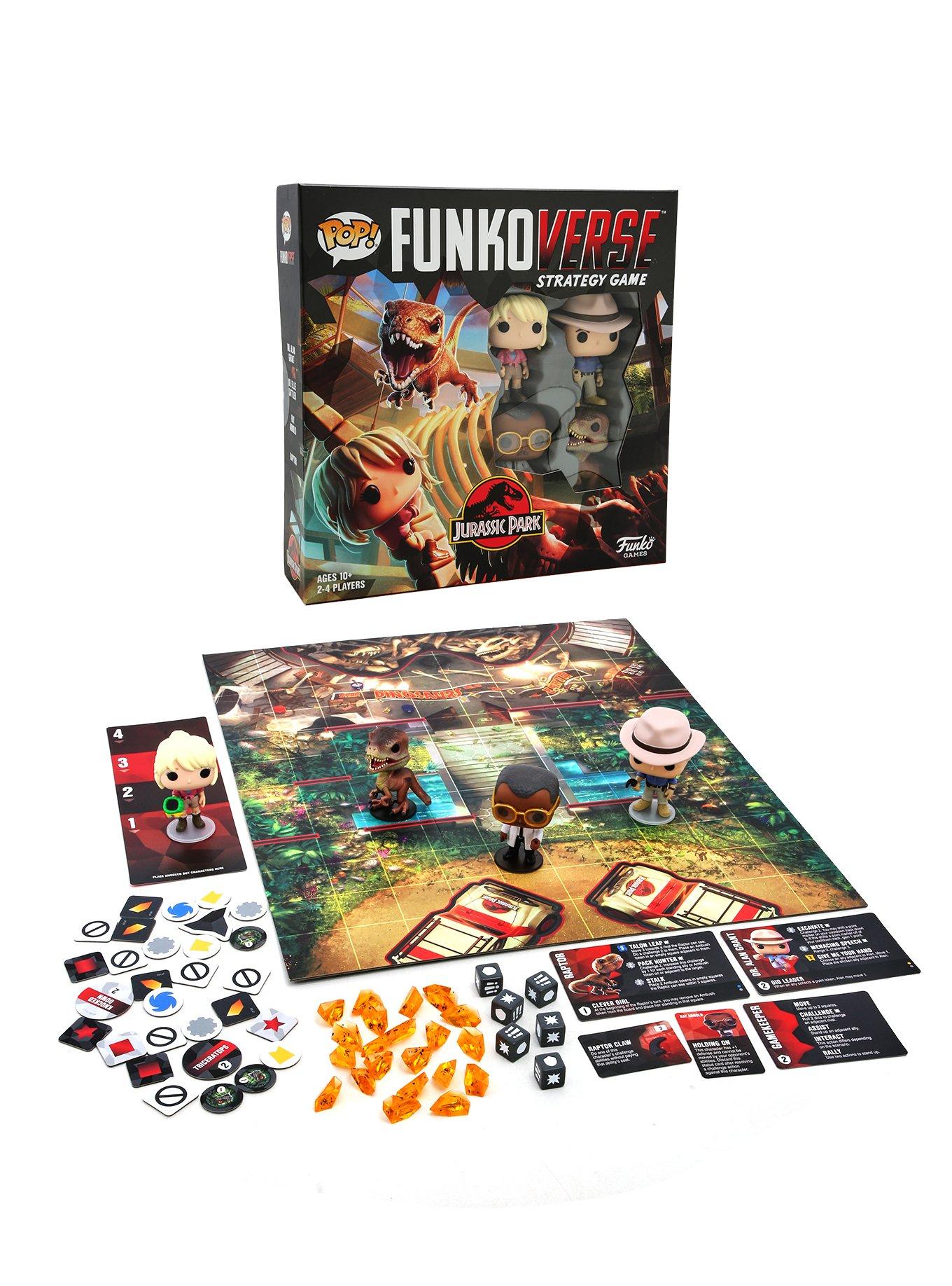 Funko Jurassic Park 100 Pop! Funkoverse Strategy Game, , hi-res
