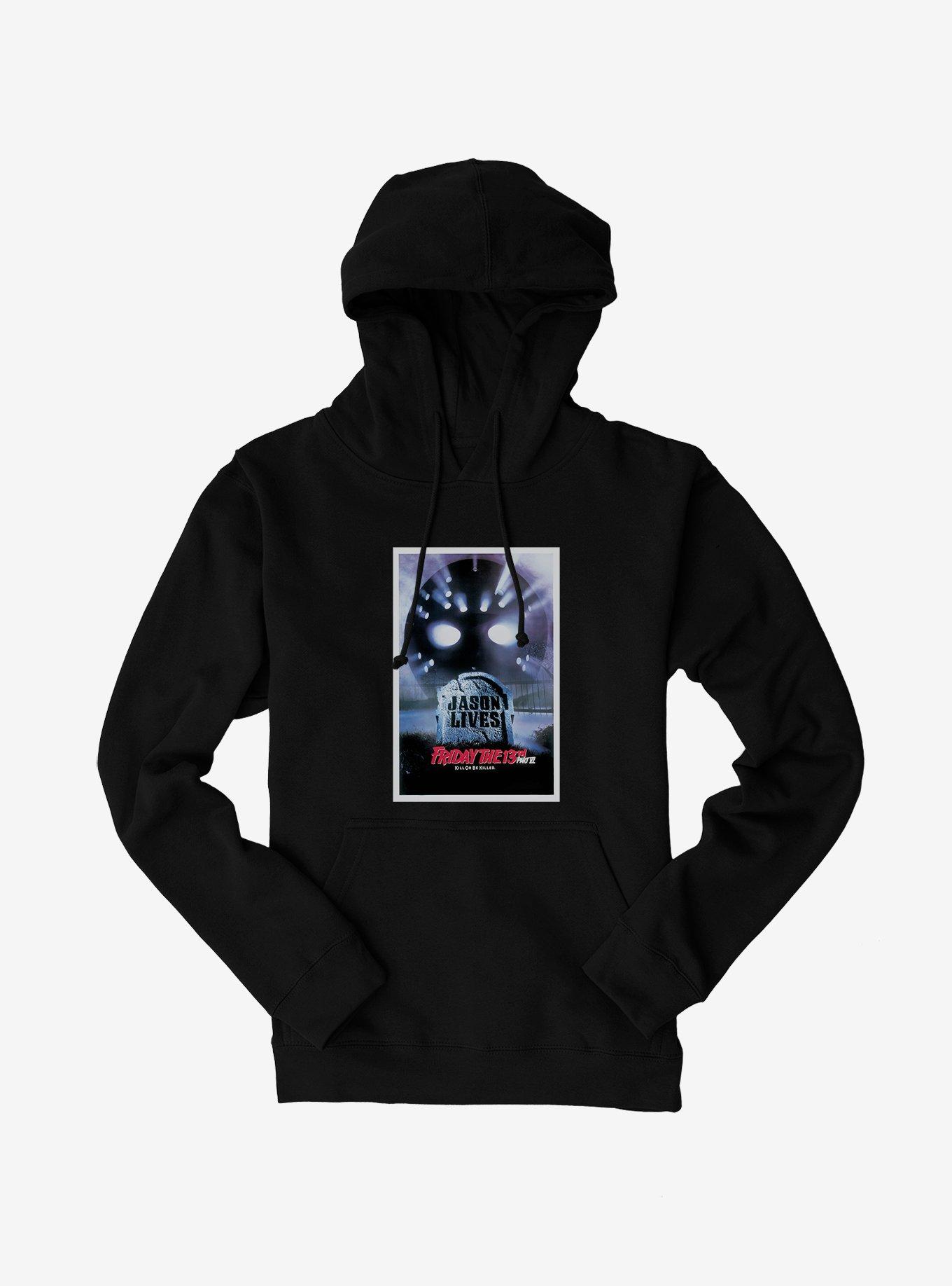 Friday The 13th Part VI: Jason Lives Poster Hoodie, , hi-res