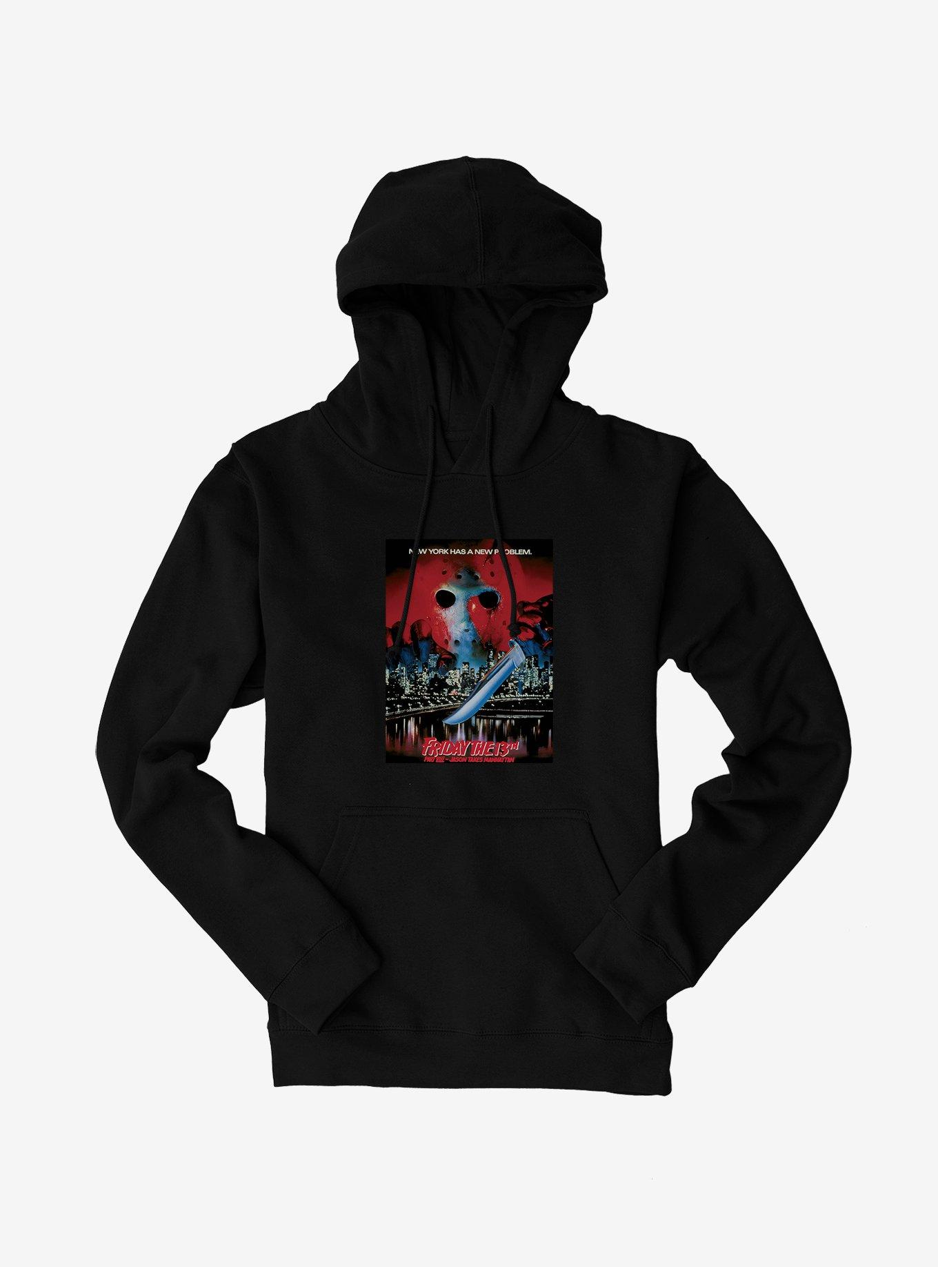 Friday The 13th Part VIII: Jason Takes Manhattan Poster Hoodie, , hi-res