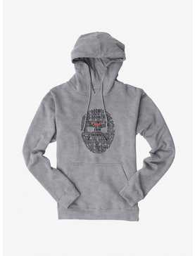 Friday The 13th Jason Mask Word Collage Hoodie, , hi-res