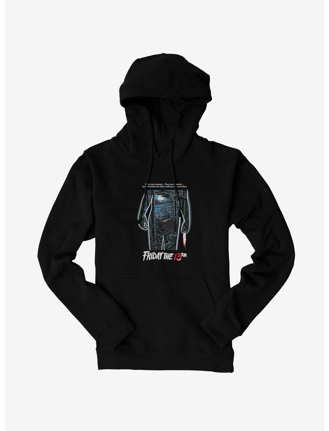 Friday The 13th Poster Hoodie, BLACK, hi-res